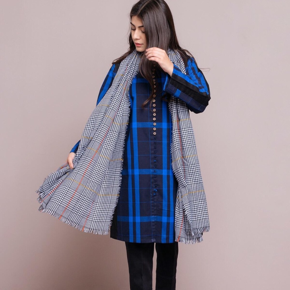 Beech Tree- Printed Shirt With Stole